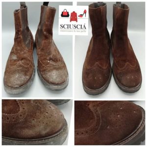 riparazione pulizia scarpe borse pelle