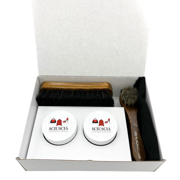 Kit per manutenzione scarpe - Marrone Scuro 1